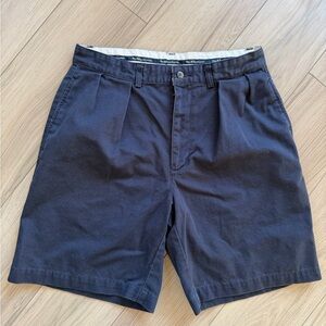 Ralph Lauren Men's Navy Pleated Front Chino Shorts Sz 32
